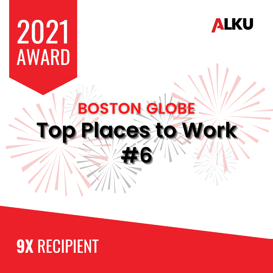 Boston Globe Top Places to Work 2021 ALKU